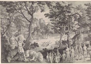 Davide e Golia da Nicolaes de Bruyn