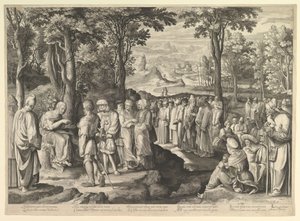 Giovanni Battista predica nel deserto
