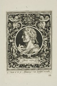 Giulio Cesare, piatto terzo da I nove degni di nota da Nicolaes de Bruyn