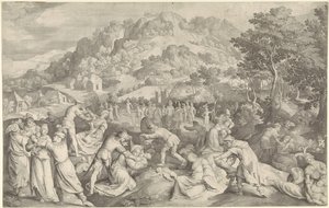 Strage degli innocenti a Betlemme da Nicolaes de Bruyn