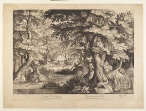 San Giovanni Battista nel deserto da Nicolaes de Bruyn