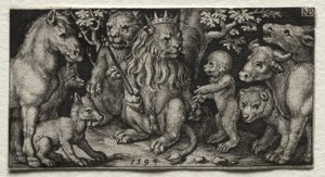Il re delle bestie da Nicolaes de Bruyn