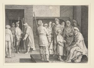 Il secondo sogno di Giuseppe da Nicolaes de Bruyn