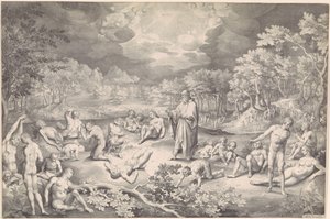 Visione di Ezechiele sulla valle delle ossa da Nicolaes de Bruyn