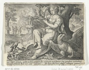 Senso della vista da Nicolaes de Bruyn