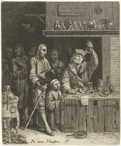 Indovino e famiglia di contadini da Nicolaes van Haeften