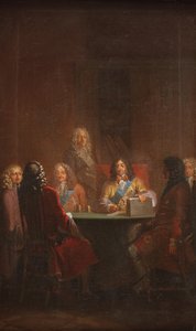 Cristiano V presenta la legge danese 1683 da Nicolai Abildgaard