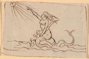 Una sirena che indica il sole