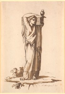 Figura femminile che porta un