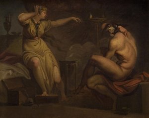 Fotis vede il suo amante Lucio trasformato in asino. Motivo da L
