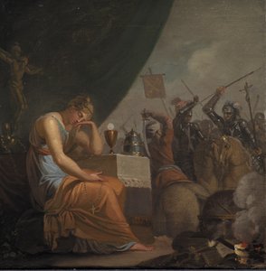 Gerarchia al suo apice al tempo delle crociate da Nicolai Abildgaard