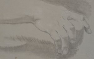 Studio di una mano da Nicolai Abildgaard