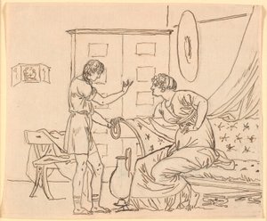 Studio per Papirio e sua madre da Nicolai Abildgaard
