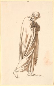 Studio per la figura più a sinistra su Td 540,29 da Nicolai Abildgaard