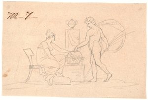 Due figure da Nicolai Abildgaard