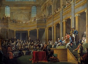 Consolato della Repubblica Cisalpina riunito in comizi a Lione, 1808 da Nicolas Andre Monsiau