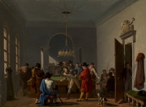 La sala da biliardo, dopo il 1810