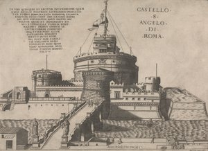 Castello S. Angelo di Roma da Nicolas Beatrizet