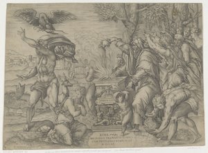 Il sacrificio di Ifigenia da Nicolas Beatrizet