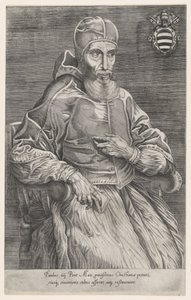 Ritratto di Papa Paolo IV da Nicolas Beatrizet