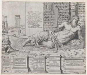 Speculum Romanae Magnificentiae: Marforio da Nicolas Beatrizet.