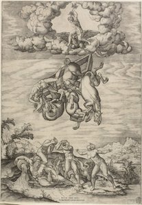 La caduta di Fetonte da Nicolas Beatrizet