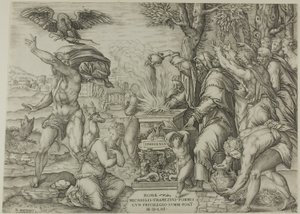 Il sacrificio di Ifigenia da Nicolas Beatrizet