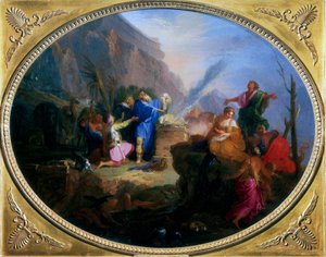 Il sacrificio di Noè, c1688-1736 da Nicolas Bertin
