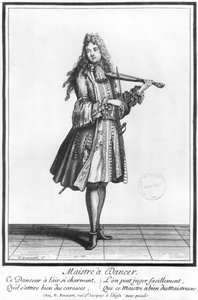 Il maestro di ballo da Nicolas Bonnart