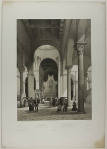 Ancona: Interno di San Siriaco, tavola 38 da Italie Monumentale et Pittoresque