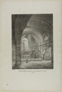 Veduta della Cappella del Calvario nella Chiesa di San Rocco, Parigi