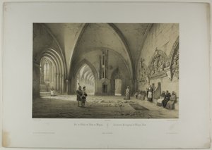 Veduta del chiostro della Cattedrale di Magonza, seconda lastra da Allemande