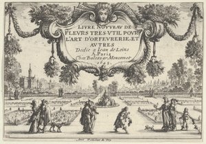 Tavola del titolo, da Livre Nouveau de Fleurs Tres-Util
