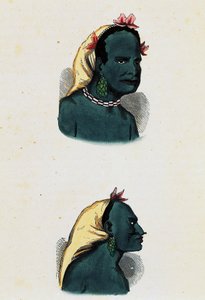 Nativo di Vanou e capo di Vanou (Vanikoro) da Nicolas Dally