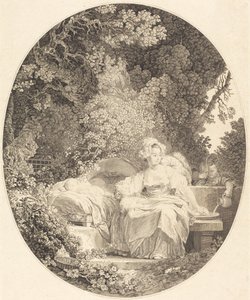 La Buona Madre da Nicolas Delaunay after Jean Honoré Fragonard