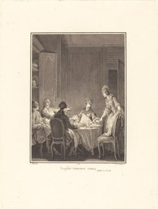 Sophie rimettiti da Nicolas Delaunay after Jean Michel Moreau
