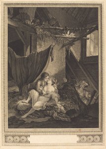Le cure tardive da Nicolas Delaunay after Pierre Antoine Baudouin