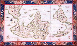Mappa del mondo da Nicolas Desliens