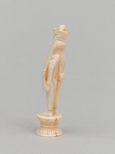 Pedone bianco, pezzo degli scacchi, India da Nicolas Guerard