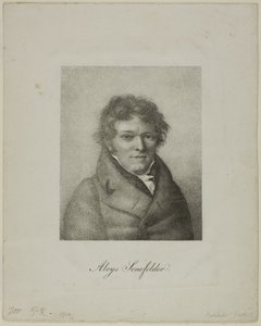 Ritratto di Alois Senefelder da Nicolas Henri Jacob