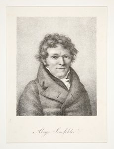 Ritratto di Aloys Senefelder da Nicolas Henri Jacob