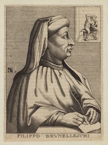 Filippo Brunelleschi, architetto e ingegnere italiano da Nicolas II de Larmessin