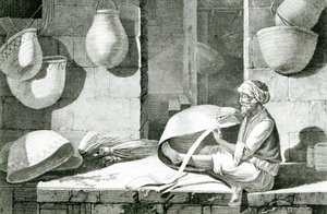 Fabbricante di tappeti e tessitore di cesti