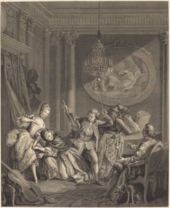 Il cammino della fortuna da Nicolas Joseph Voyez after Pierre Antoine Baudouin