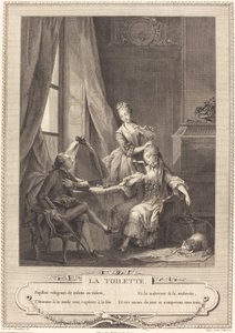 La toilette da Nicolas Joseph Voyez after Sigmund Freudenberger