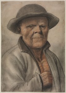 Ritratto di un vecchio da Nicolas Lagneau