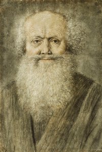 Ritratto di un Uomo con la Barba, Mezzo Busto da Nicolas Lagneau or Lanneau