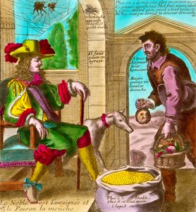 Terzo Stato Fiscale: Il Ragno e la Mosca o Il Nobile e il Contadino da Nicolas and Lagniet Jacques Guerard
