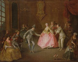Prima del ballo da Nicolas Lancret