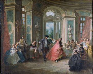 Il cieco di Buff da Nicolas Lancret
